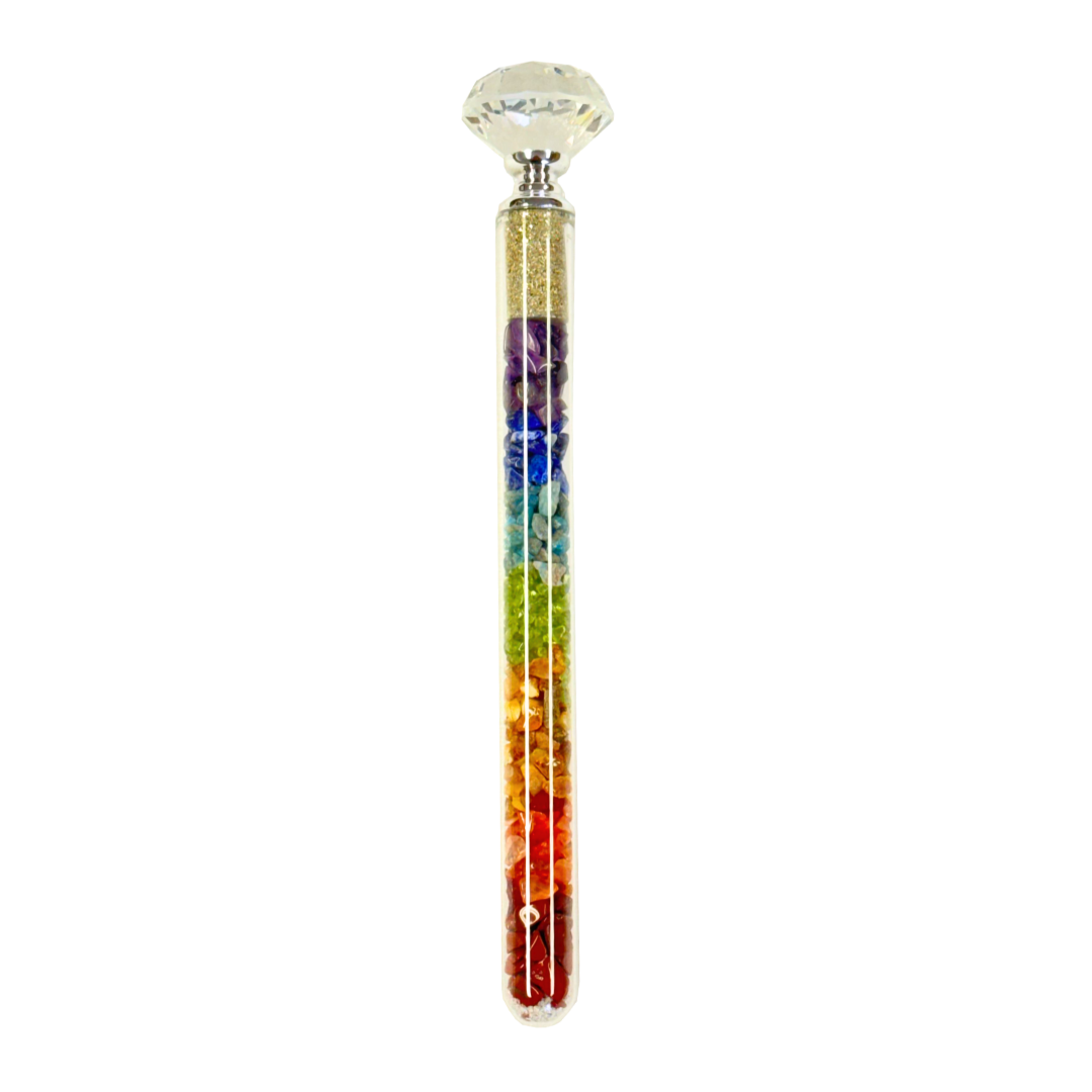 Chakra Balance - Amethyst, Lapislazuli, Apatit, Peridot, Bernstein, Karneol, Granat