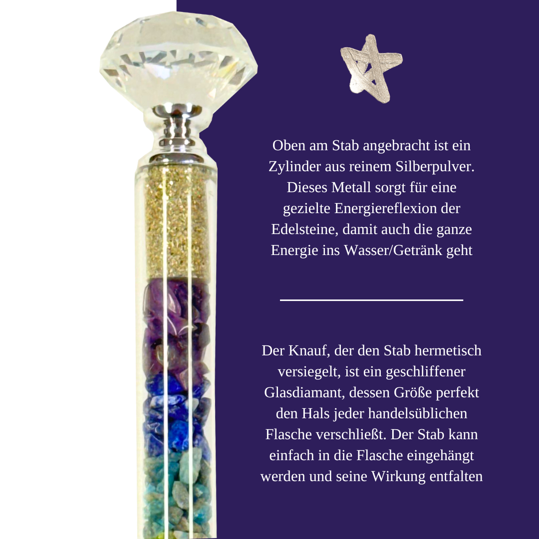 Chakra Balance - Amethyst, Lapislazuli, Apatit, Peridot, Bernstein, Karneol, Granat